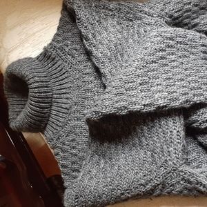 Joseph Abboud Turtleneck Sweater, XL, Gray